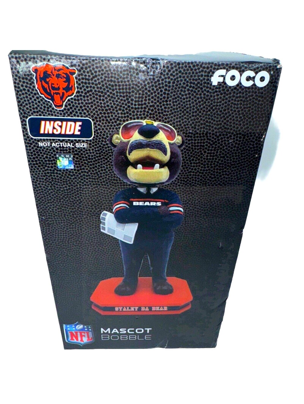 Chicago Bears Staley Da Bear Mascot Bobble Head 414/612 Numbered SEALED L.E. NFL
